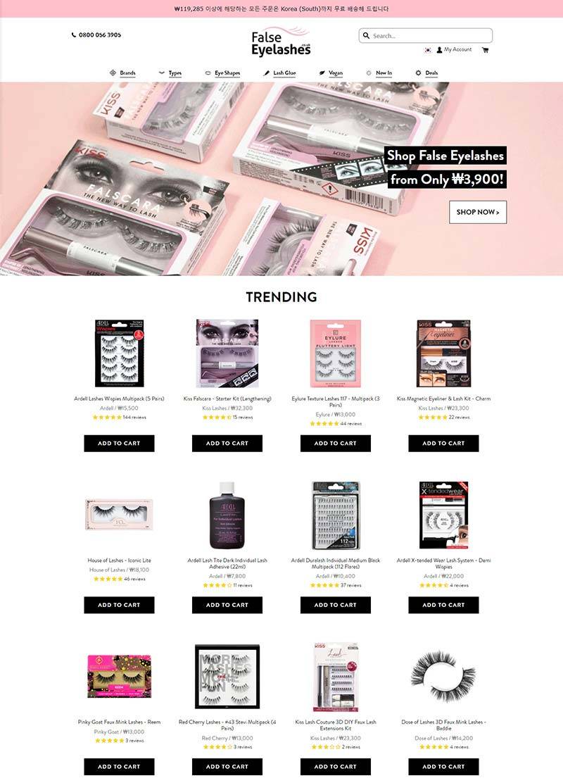 Falseeyelashes