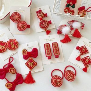 SHEIN 新年氛围感发饰