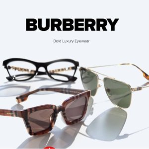 Burberry 镜框墨镜大促 低至2.6折+部分额外8.5折