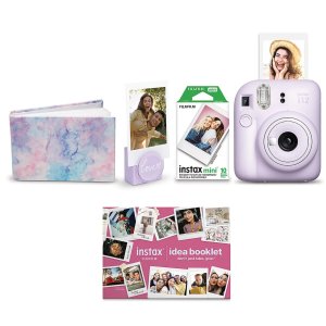 买就送相纸+电池+手带+相册+磁贴,Fujifilm Instax Mini 12