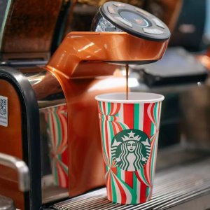 Starbucks $10电子礼卡7折